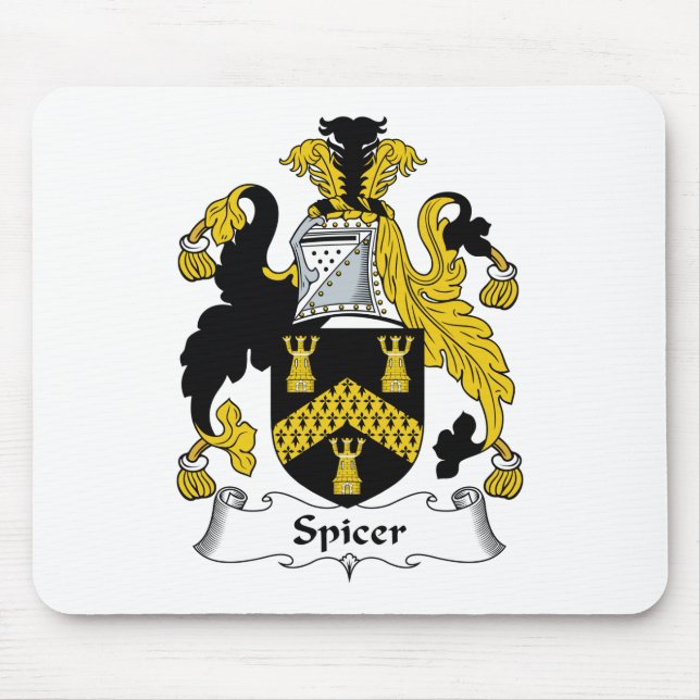 Mousepad Crista da família de Spicer (Frente)