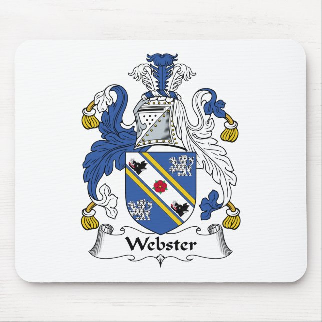 Mousepad Crista da família de Webster (Frente)