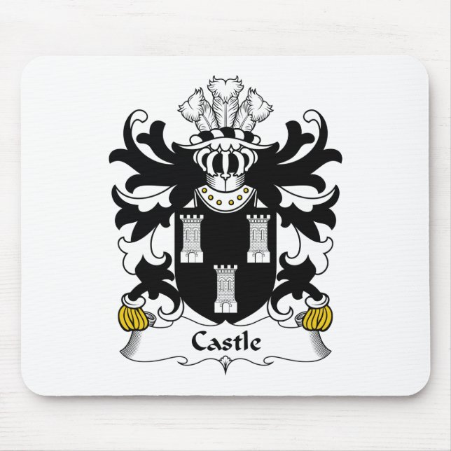 Mousepad Crista da família do castelo (Frente)