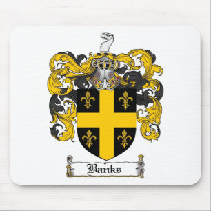 MOUSEPAD CRISTA DA FAMÍLIA DOS BANCOS - BRASÃO DOS BANCOS