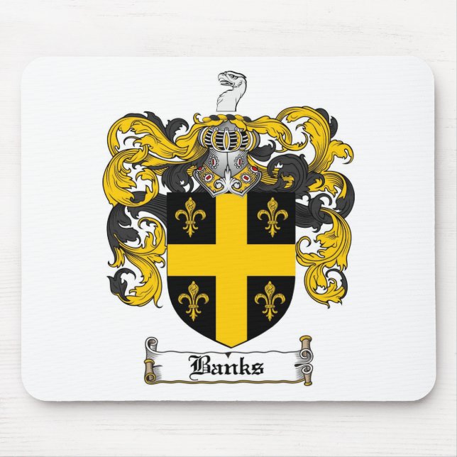 MOUSEPAD CRISTA DA FAMÍLIA DOS BANCOS - BRASÃO DOS BANCOS (Frente)