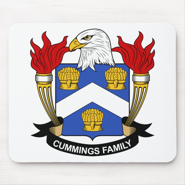 Mousepad Crista da família dos Cummings (Frente)
