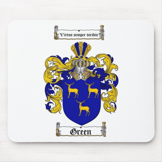 MOUSEPAD CRISTA VERDE DA FAMÍLIA - BRASÃO VERDE (Frente)