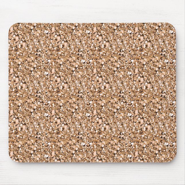 Mousepad Cristal Druzy - cor rosa (Frente)