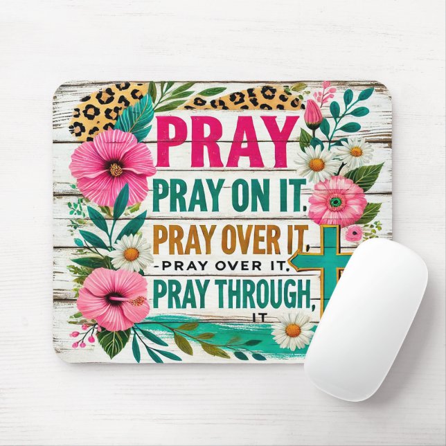 Mousepad Cristão Inspirador (Com mouse)