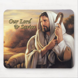 Mousepad Cristão, Jesus Cristo Nosso Salvador, Religioso #2