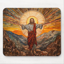 Mousepad Cristão, Jesus Cristo Nosso Salvador, Religioso #3