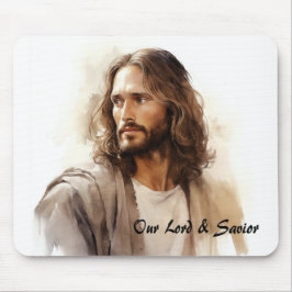 Mousepad Cristão, Jesus Cristo Nosso Salvador, Religioso #5