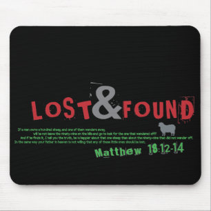 Mousepad cristão perdido & encontrado