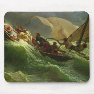 Mousepad Cristo adormecido em seu barco