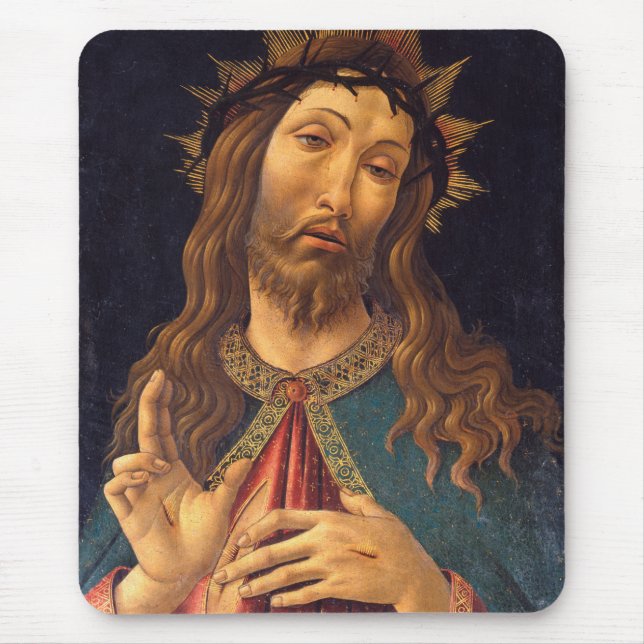 Mousepad Cristo Coroado com Espinhos por Sandro Botticelli (Frente)