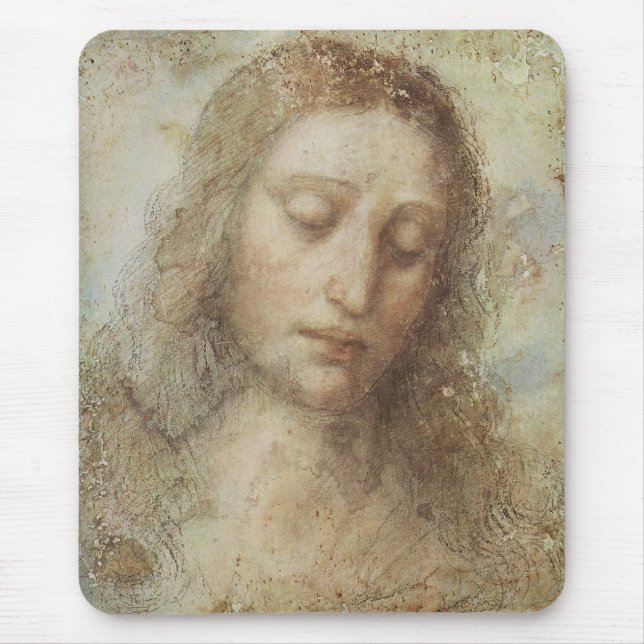 Mousepad Cristo (Cristianismo) (Leonardo da Vinci) (Frente)