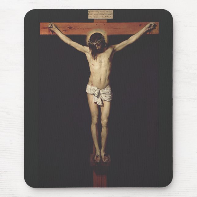 Mousepad Cristo Crucificado por Diego Velazquez (Frente)