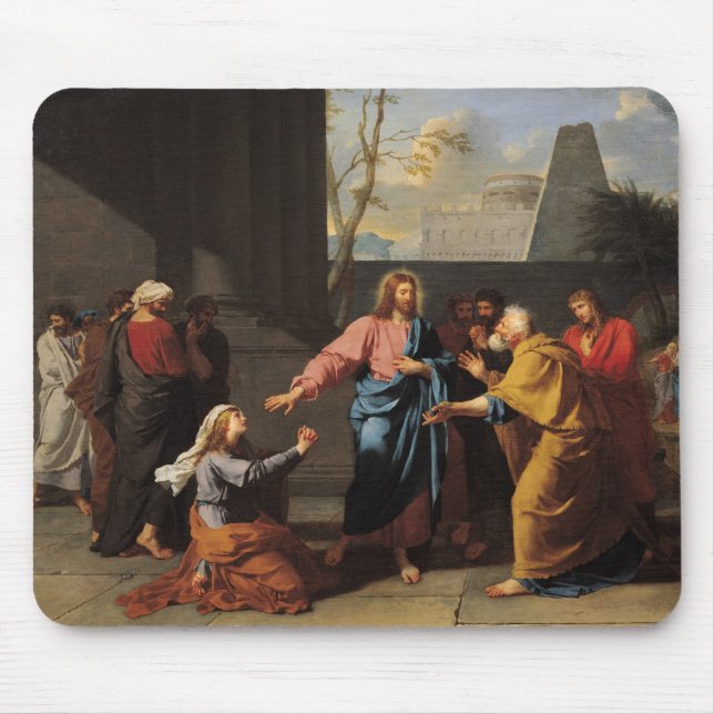 Mousepad Cristo e a mulher Canaanite, 1783-84 (Frente)
