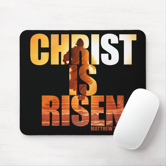 Mousepad Cristo é aumentado - ressurreição da Páscoa de Jes (Com mouse)