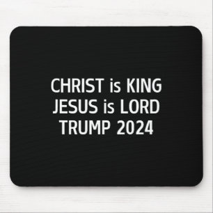 Mousepad Cristo É Rei Jesus É Lorde Trump 2024 Cristão