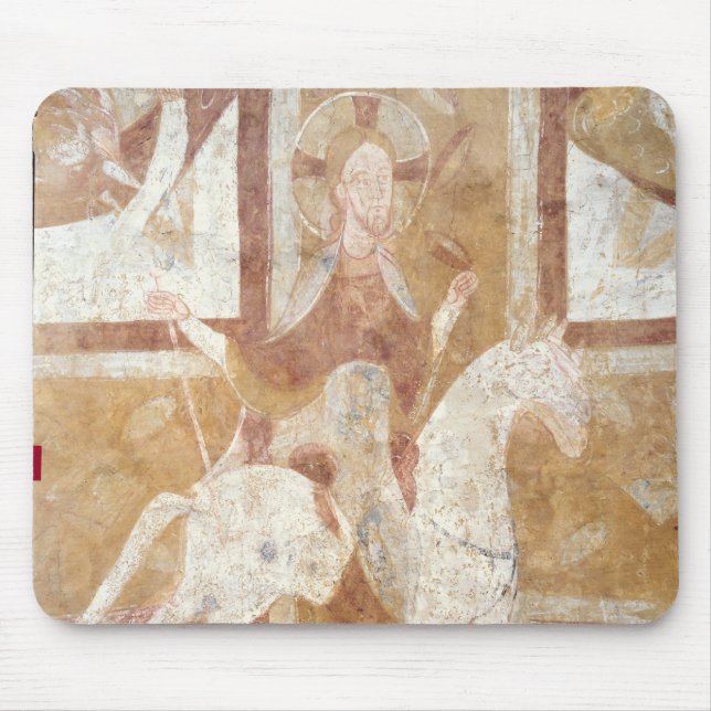 Mousepad Cristo em um cavalo branco (Frente)