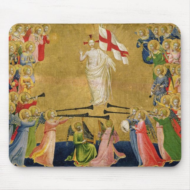 Mousepad Cristo glorificado na corte do céu, 1423-24 (Frente)