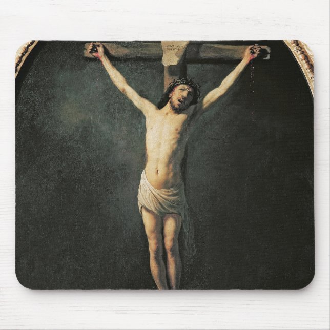 Mousepad Cristo na cruz (Frente)