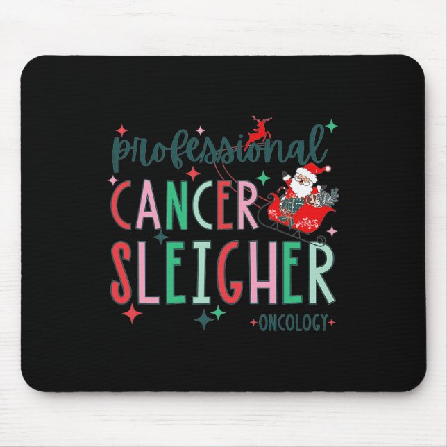 Mousepad Cristo profissional de enfermeiro de oncologia mai (Frente)
