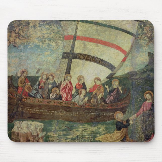 Mousepad Cristo que anda na água, após 'o Navicella (Frente)