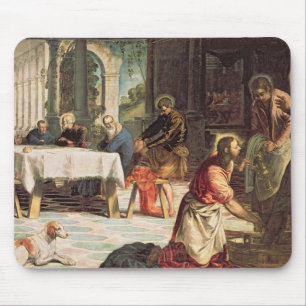 Mousepad Cristo que lava os pés dos discípulo 2