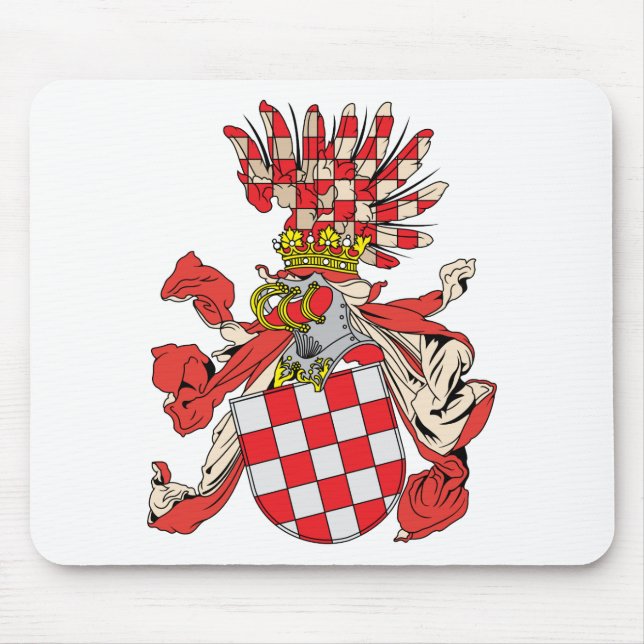 Mousepad croatia, Áustria (Frente)