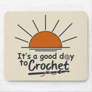 Mousepad crochê engraçado