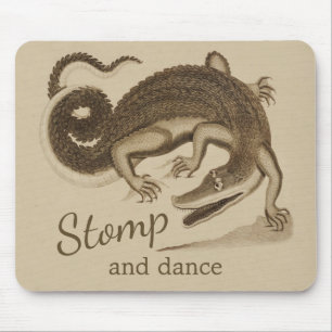 Mousepad Crocodilo feliz selvagem C0895