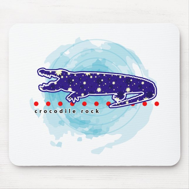 Mousepad Crocodilo Rock (Frente)