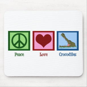 Mousepad Crocodilos de Paz e Amor