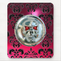 CROME SKULL, Damask Pink Ruby