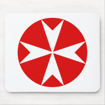 Cross Of Malta v2 (branco a vermelho)