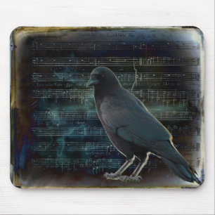 Mousepad Crow In The Music