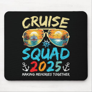 Mousepad Cruise Squad 2025 Family Group Matching Cruising V