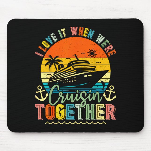 Mousepad Cruise Squad 2026 Family Group Matching Summer Vac (Frente)