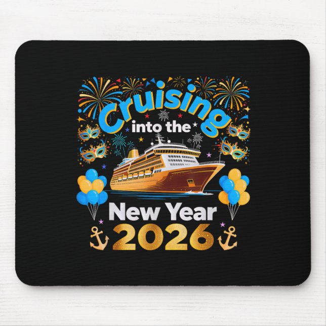 Mousepad Cruising Into 2026 New Year’s Eve Cruise Vacation  (Frente)