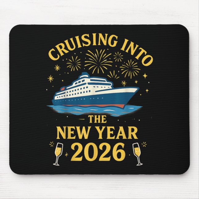 Mousepad Cruising Into 2026 New Years Eve Party Favors Fami (Frente)
