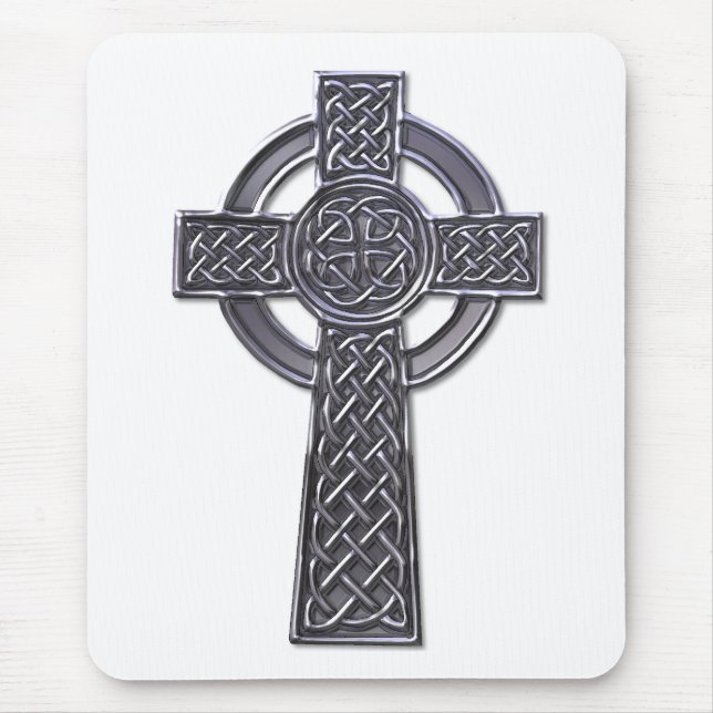 Mousepad Cruz Celta - Prata (Frente)