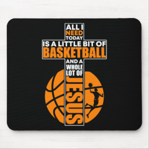 Mousepad Cruz Cristã de Basquete