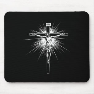 Mousepad Cruz Cristã Jesus Cristo Homens Mulheres Cristãos 
