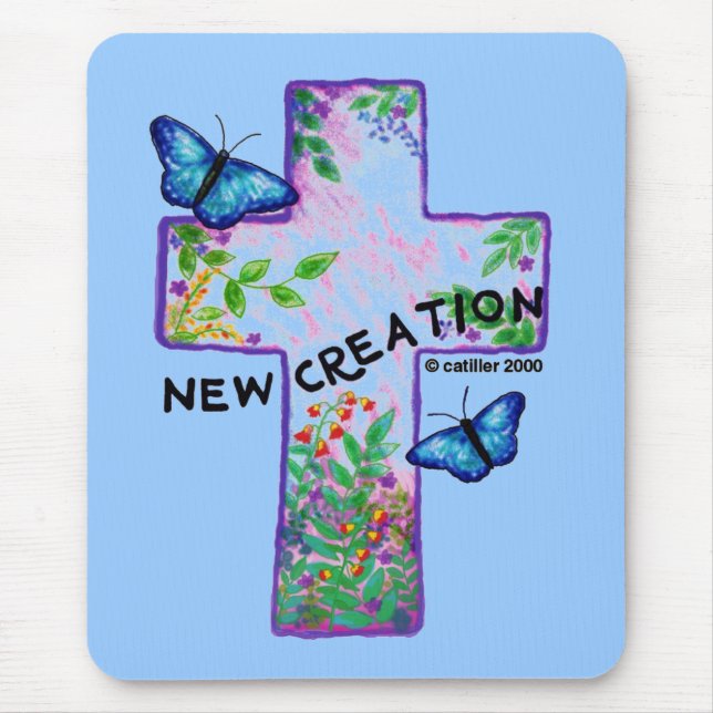 Mousepad Cruz da Nova Criação Cristã (Frente)