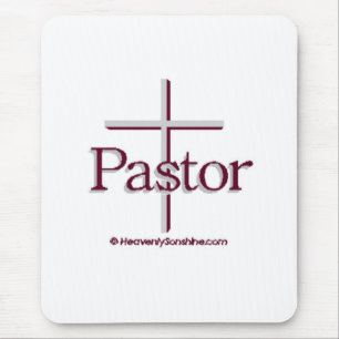 Mousepad Cruz das cinzas do pastor da igreja