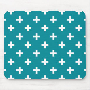 Mousepad Cruz de polca branca em choro
