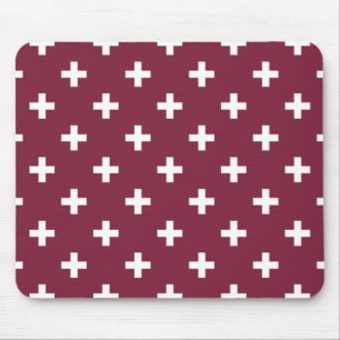 Mousepad Cruz de polca branca na amora
