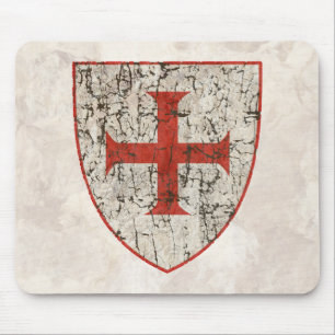 Mousepad Cruz de Templar, afligida