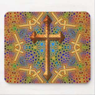 MOUSEPAD CRUZ DECORATIVA