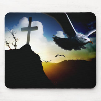 Mousepad Cruz do nascer do sol