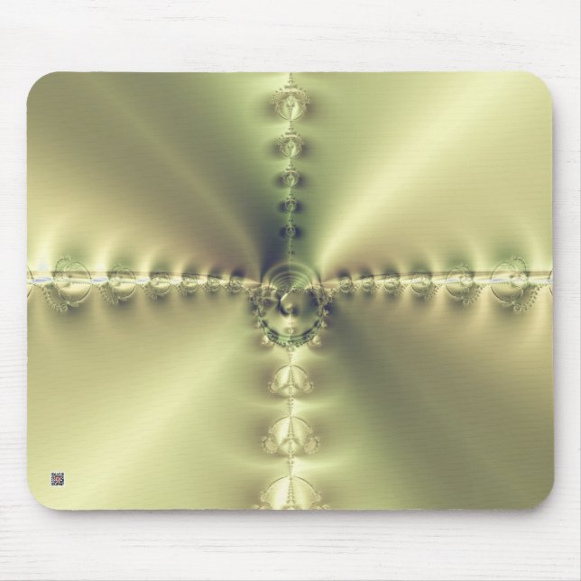 Mousepad Cruz Dourada (Frente)
