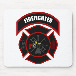 Mousepad Cruz maltesa - sapador-bombeiro